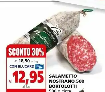 Bortolotti salumi Bortolotti Salumi - Salame Nostrano
