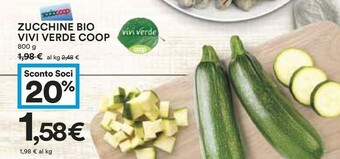 Coop Coop Zucchine Bio Vivi Verde offerta