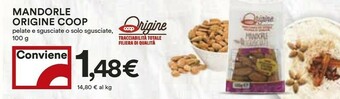 Coop Mandorle Origine offerta