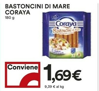 Coop Coraya Bastoncini Di Mare 180 G(ml) offerta