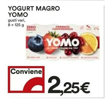 Coop 'o sole 'e napule Yomo - Yomo Go Yogurt E Fragole 125 G(ml) offerta
