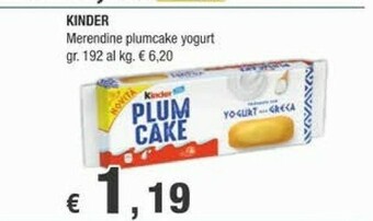 Crai Kinder Plum cake offerta
