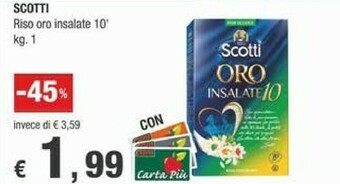 Crai Scotti Riso offerta