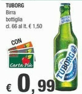 Crai Tuborg Birra offerta