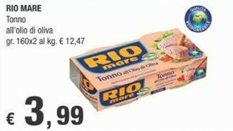 Crai Rio Mare Tonno Rio mare offerta