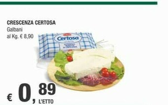 Crai Galbani Certosa offerta