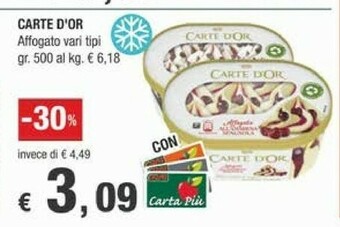 Crai Carte d'or Gelati algida offerta