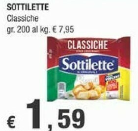 Crai Sottilette offerta