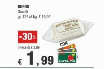 Crai Burro offerta