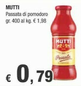 Crai Mutti Passata di pomodoro offerta