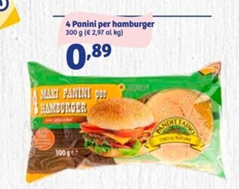 In'S Mercato 4 Panini Per Hamburger 300 g offerta