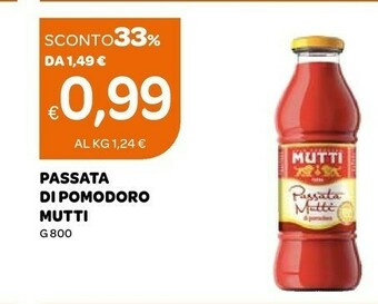 Ekom Mutti Passata Di Pomodoro offerta