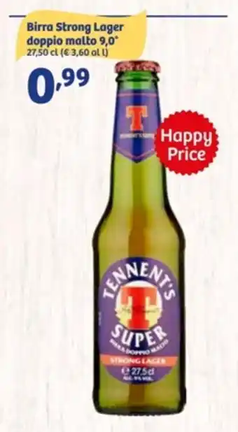Tennent's Super Strong Lager Birra Doppio Malto 9.0' 27.50 cl