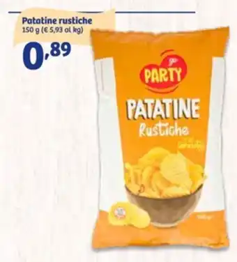 In'S Mercato Go Party Patatine Rustiche 150 g offerta