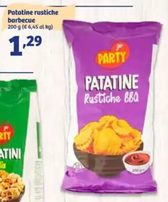 In'S Mercato Go Party Patatine Rustiche Barbecue 200 g offerta