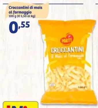 In'S Mercato Go Party Croccantini di Mais Al Formaggio 100 g offerta