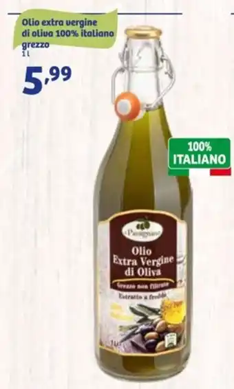 In'S Mercato Olio Extra Vergine di Oliva 100% Italiano Grezzo 1 l offerta