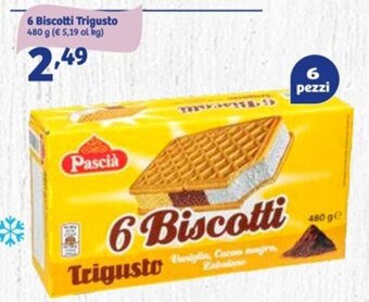 In'S Mercato Pascià 6 Biscotti Trigusto 480 g offerta