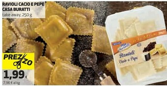 Coop Casa Buratti Ravioli Cacio E Pepe offerta