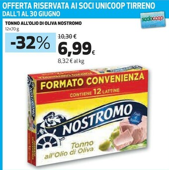Coop Nostromo Tonno All'olio Di Oliva offerta