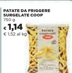 Coop Coop - Patate Da Friggere Surgelate 750 G(ml) offerta