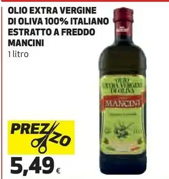 Coop Freddo Mancini Olio Extra Vergine Di Olivia Italiano offerta
