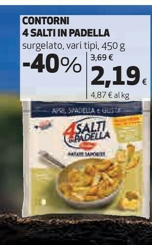 Coop 4 salti in padella Contorno Mediterraneo offerta