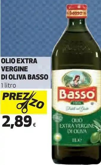 Coop Basso - Olio Extra Vergine Di Oliva 1000 G(ml) offerta