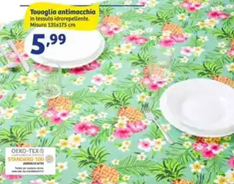 In'S Mercato Tovaglia Antimacchia Misura 135x175 cm offerta