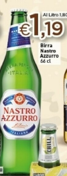 Crai Nastro Azzurro Birra offerta