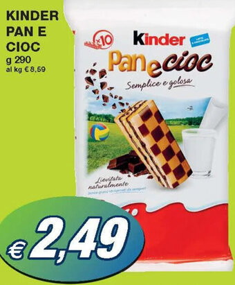 Prix Quality Kinder Pan E Cioc g 290 offerta