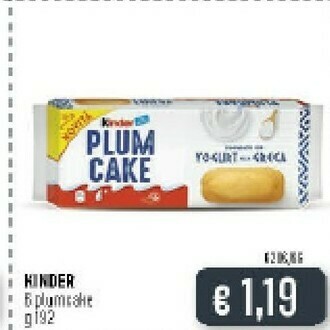 Deco Supermercati Ferrero Kinder Plumcake offerta