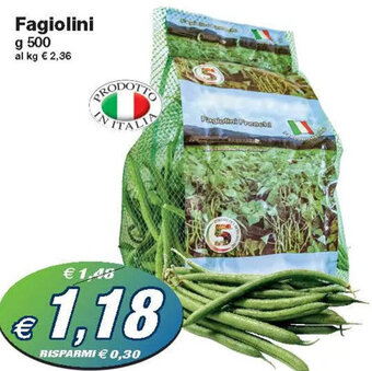 Prix Quality Fagiolini g 500 offerta