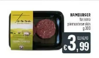 Deco Supermercati Hamburger Tassona Piemontese Skin offerta
