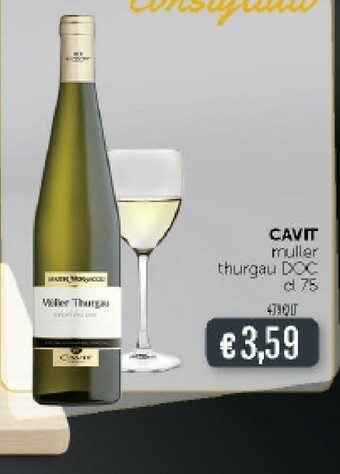Deco Supermercati Cavit Spumante Brut Muller Thurgau 750 G(ml) offerta