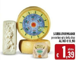 Deco Supermercati Sardaformaggi Pecorino Graziola DOP offerta