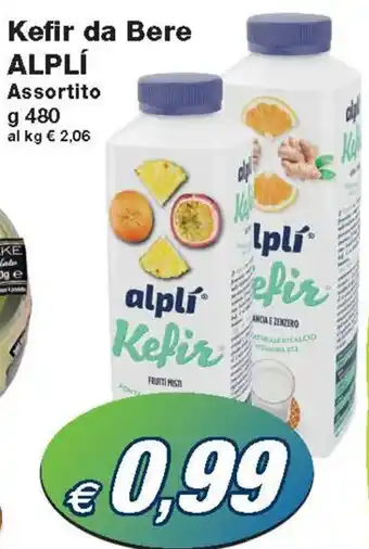 Prix Quality Alplí Kefir da Bere Assortito g 480 offerta