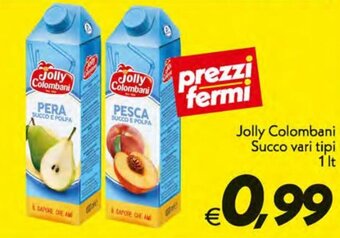 Iper Super Conveniente Jolly Colombani Succo Vari Tipi 1 lt offerta