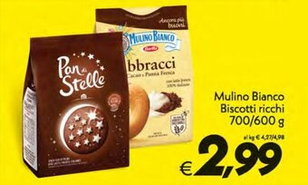 Iper Super Conveniente Mulino Bianco Biscotti Ricchi 700/600 g offerta