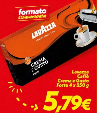 Iper Super Conveniente Lavazza Caffè Crema e Gusto Forte 4 x 250 g offerta