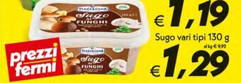 Iper Super Conveniente Terrabuona Sugo Vari Tipi 130 g offerta