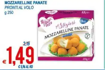MD Discount Pronti al Volo Mozzarelline Panate g 250 offerta