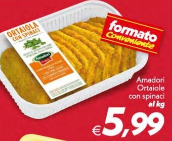 Iper Super Conveniente Amadori Ortaiole Con Spinaci offerta