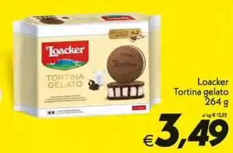 Iper Super Conveniente Loacker Tortina Gelato 264 g offerta