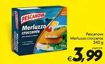 Iper Super Conveniente Pescanova Merluzzo Croccante 340 g offerta