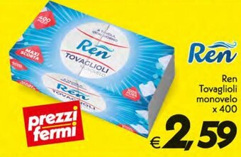Iper Super Conveniente Ren Tovaglioli Monovelo x 400 offerta
