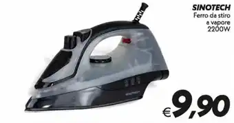 Iper Super Conveniente Sinotech Ferro da Stiro a Vapore 2200W offerta