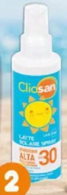 MD Discount Cliosan Latte Solare Baby Spray protezione alta ml 150 offerta