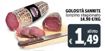 Deco Supermercati Golosità Sannite Lonzino Stagionato offerta