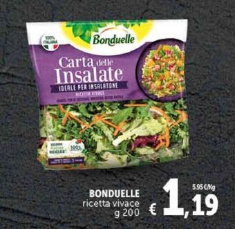 Deco Supermercati Bonduelle Ricetta Vivace g 200 offerta